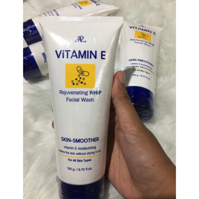 vitamin e foaming facial wash