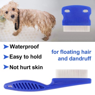 Pet cleaning and grooming comb for dog and cat straight-row close-tooth comb for removing fleas #5