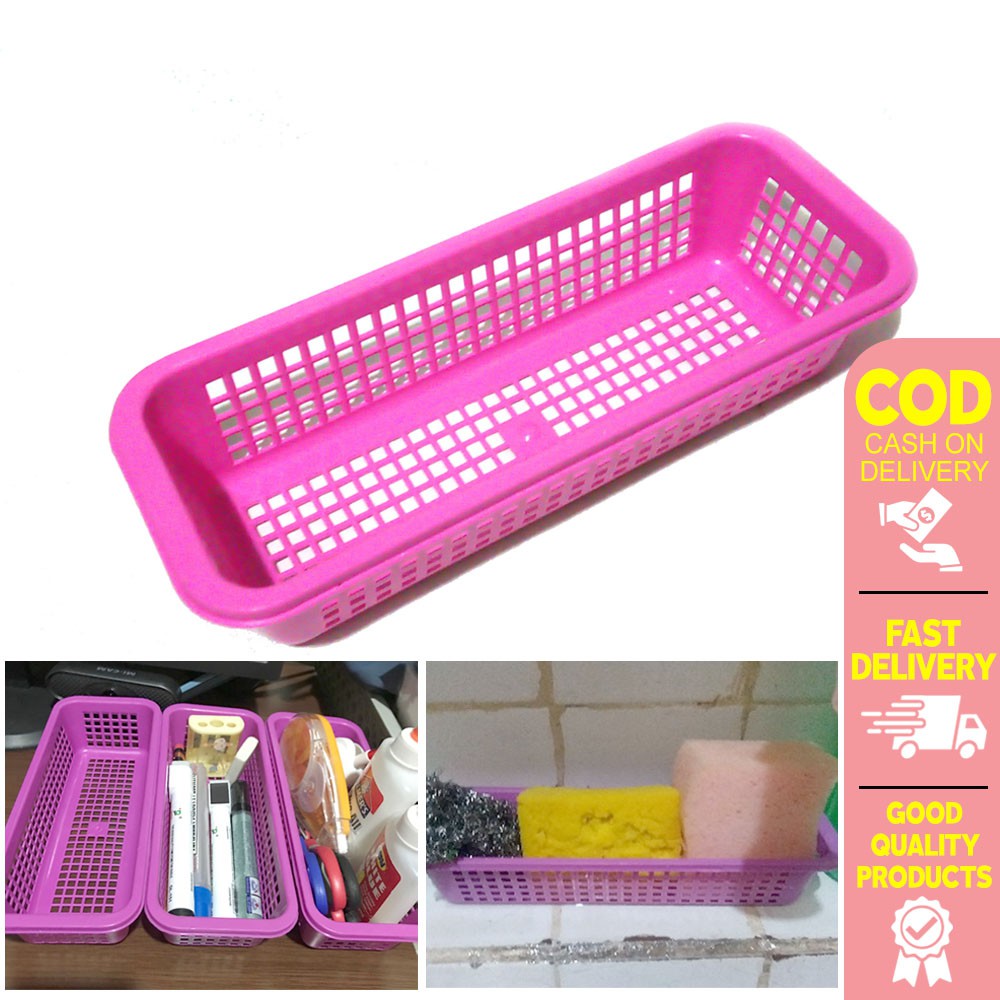 Small Plastic Basket Trays MultiPurpose Plastic Tray Kitchen Storage