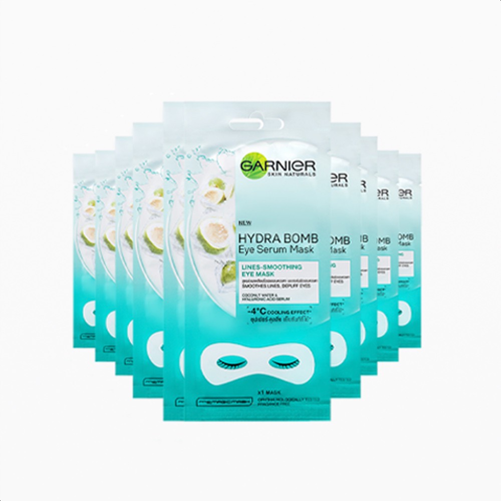 Garnier Eye Mask Bundle Depuffing (for Puffy Eyes) Set of 10 Shopee Philippines