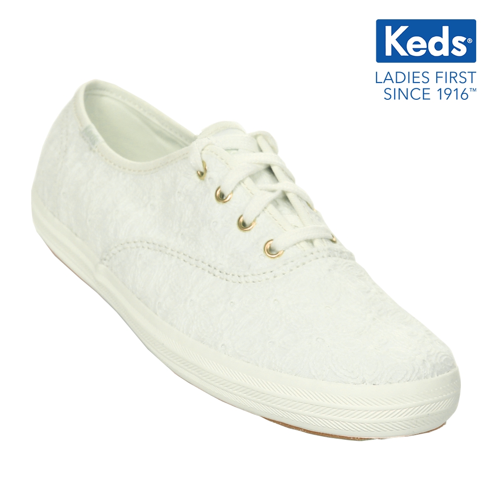 Keds Champion Eyelet Sneakers (White 