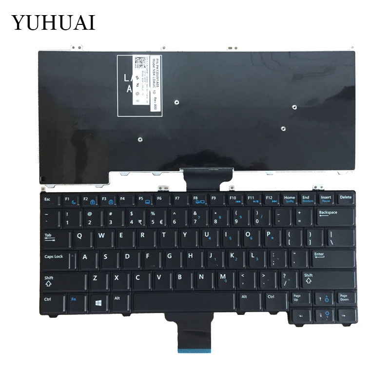 NEW for DELL Latitude E7420 laptop Keyboard US backlit 0RXKD2 NSK LDABC ...
