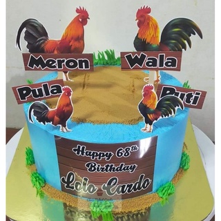 Hari Manok Cake Topper Set