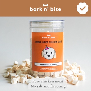Bark n’ bite freeze dried chicken dog & cat treats (no preservatives added)