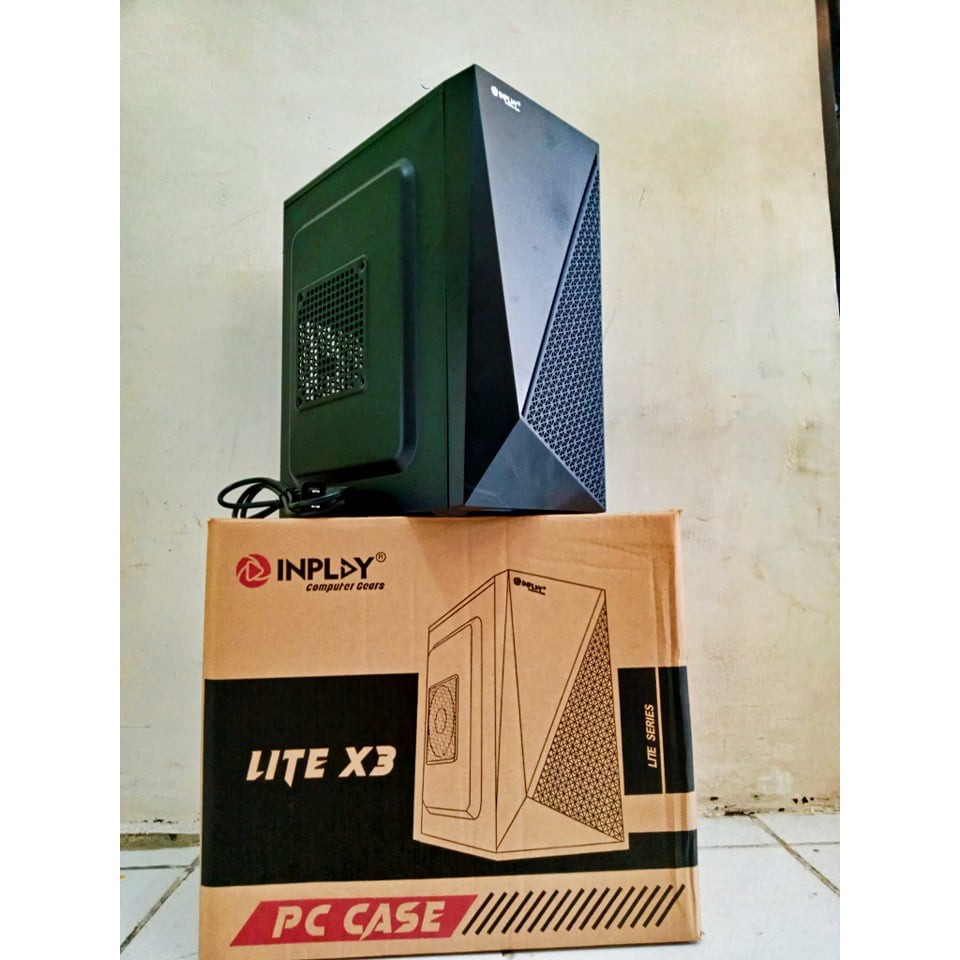 Inplay Lite X3 Pc Case With Built In Gs200bk Black Fan Not