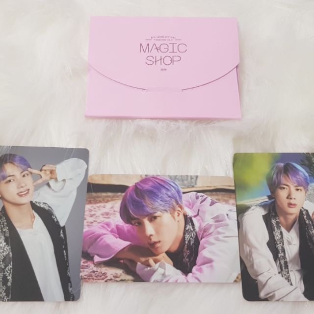 On Hand Bts Japan Official Fanmeeting Vol 5 Magic Shop Mini Photo Card Jin 1 3 8 Shopee Philippines