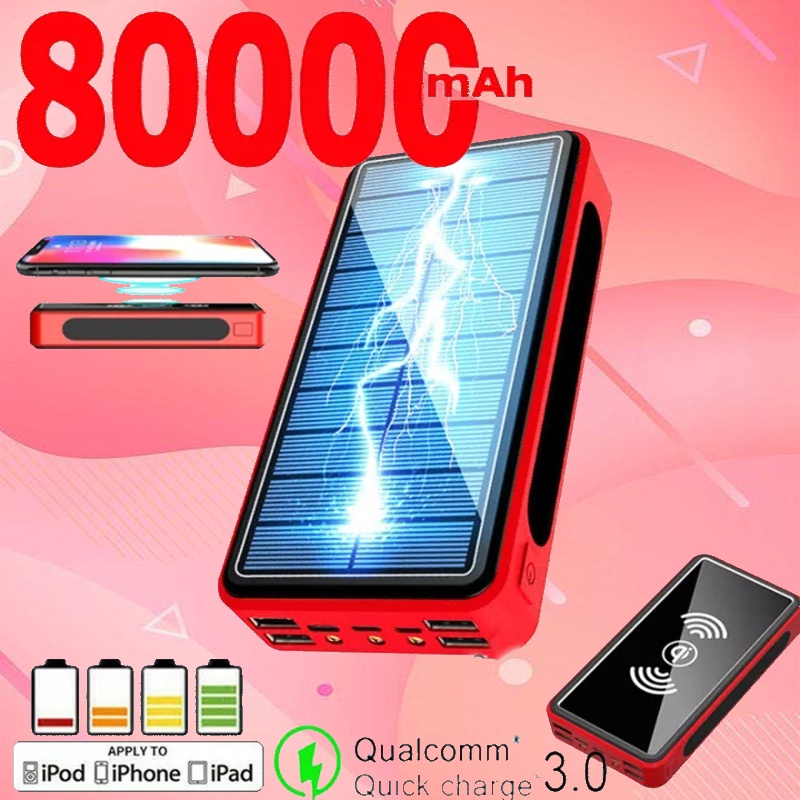 solar powerbank waterproofpowerbank 50000mah original fast charging