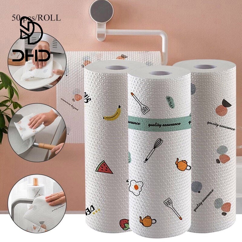 Disposable Clean Lazy Rag Paper Kitchen Oil Absorbent Paper Towels