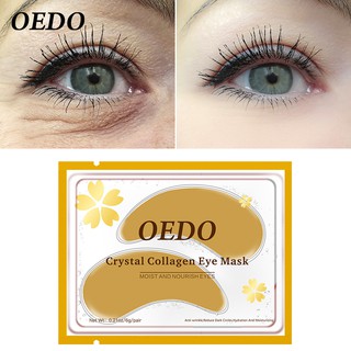 OEDO （Order from 5Pcs Shipping）1pack Skin Care Ageless Anti Wrinkle Anti-Aging Gold Crystal Collagen Eye Mask Repair Dark Circle Anti-Puffiness Eye Whitening