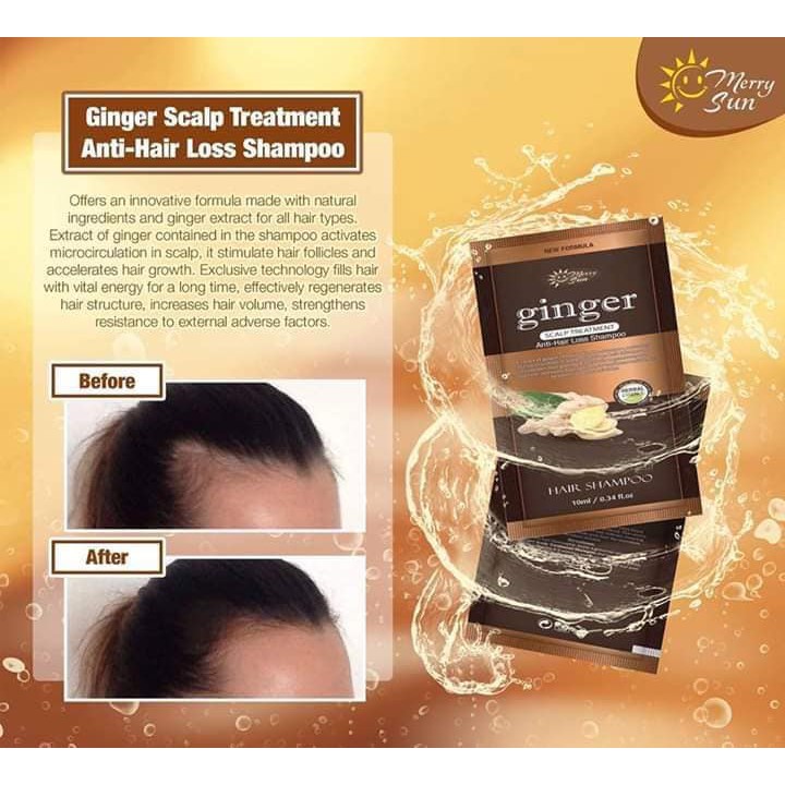 Merry Sun Ginger Shampoo Sachet Shopee Philippines