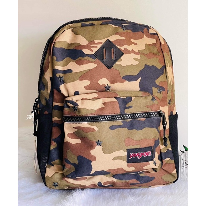 ORIGINAL, JANSPORT FX CAMO STAR EMBROIDERY 1550CUBIC INCHES BACKPACK ...