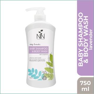 Nature to Nurture Baby Shampoo and Body Wash 750ml