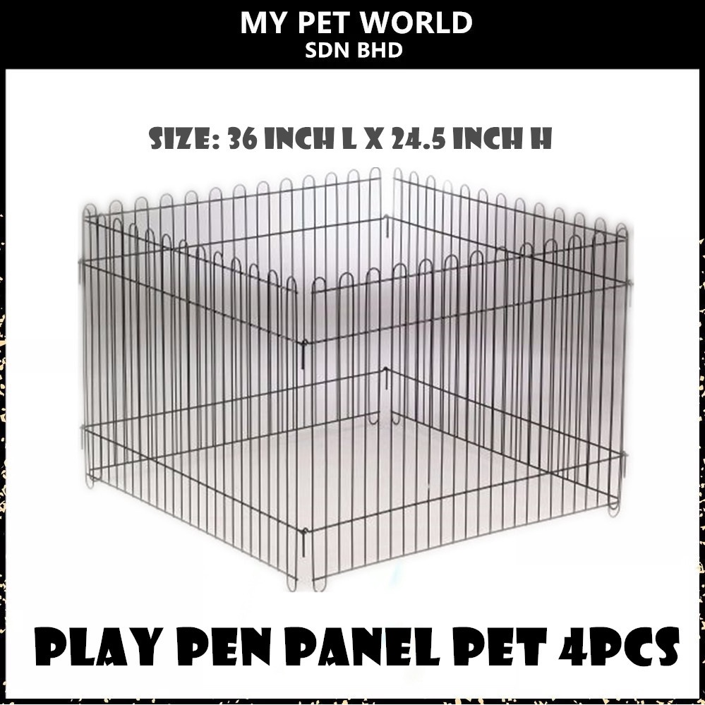 Premium Metal Play Pen Pet Fence Fencing Cage Playpen Dog Cat Rabbit