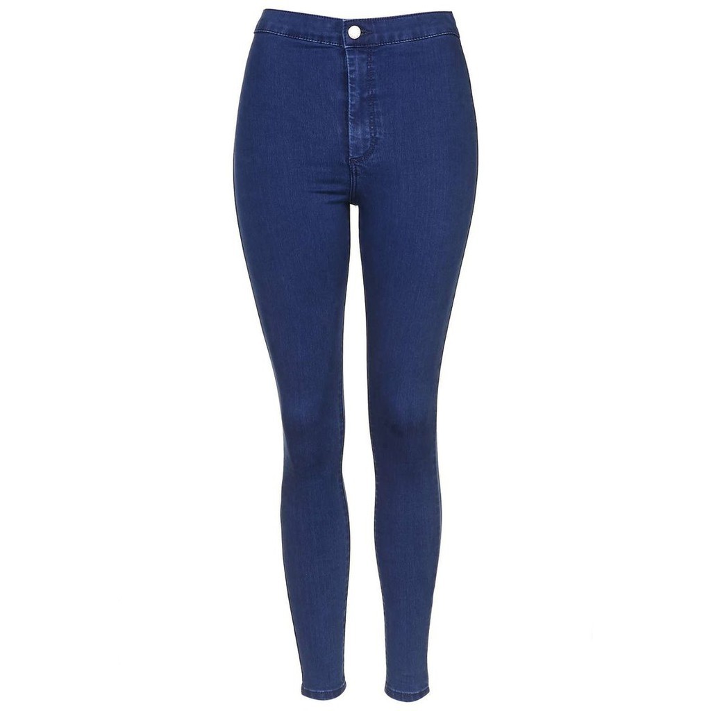 royal blue high waisted jeans