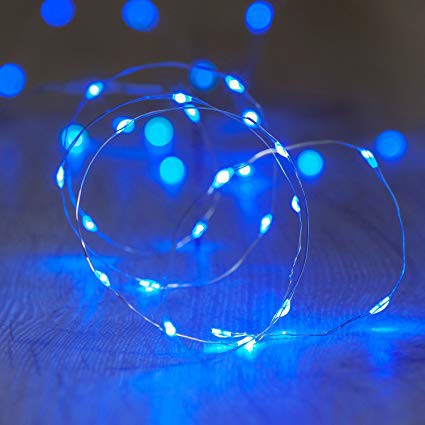 2M 20 LEDs Fairy Light Battery Power Operated LED String Christmas Lights Copper Cable Wire CBL20