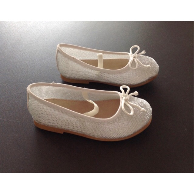 silver ballerina shoes for toddlers