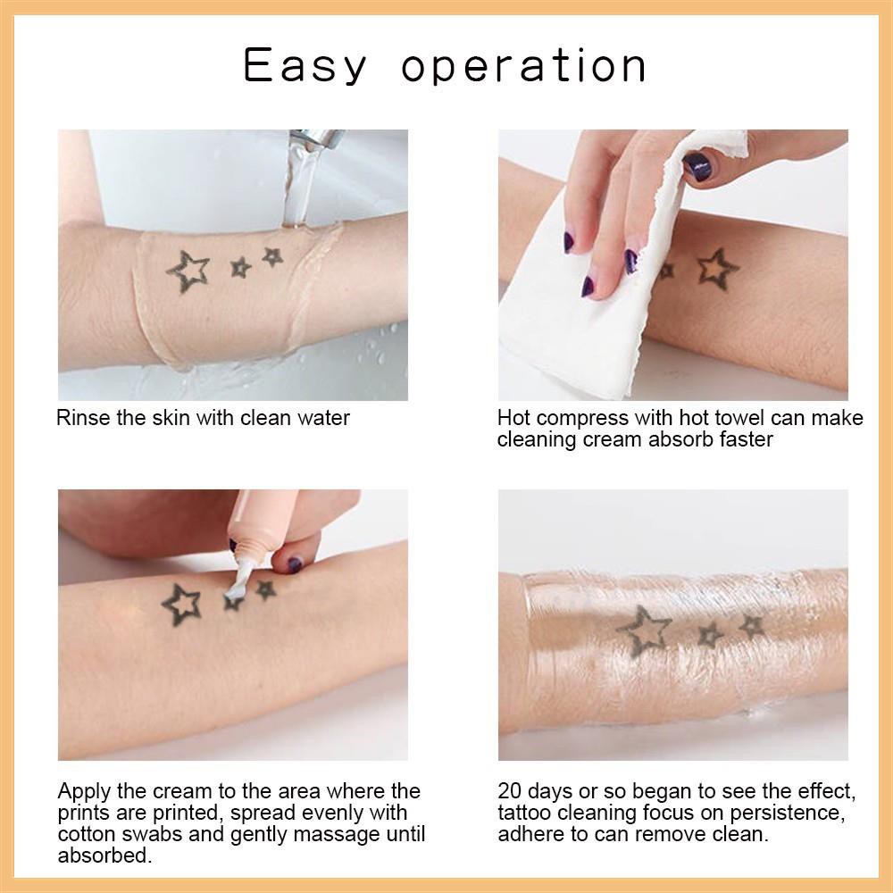 Available】Permanent Tattoo Removal Cream Tattoo Cleaner Fast Fading Body  Lotion Body Care Painless | Shopee Philippines