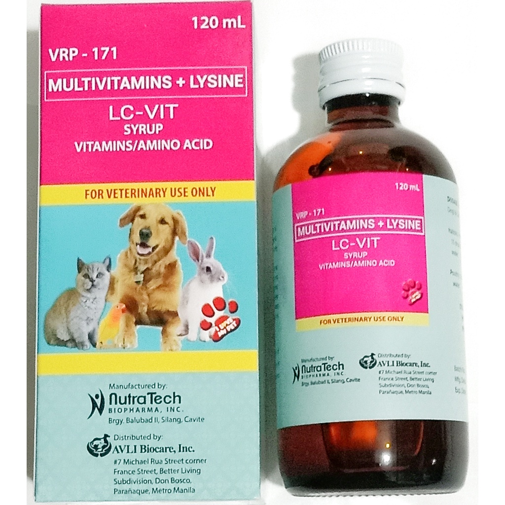 LCVIT MULTIVITAMINS + LYSINE, LCVIT SYRUP MULTIVITAMINS/AMINO ACID