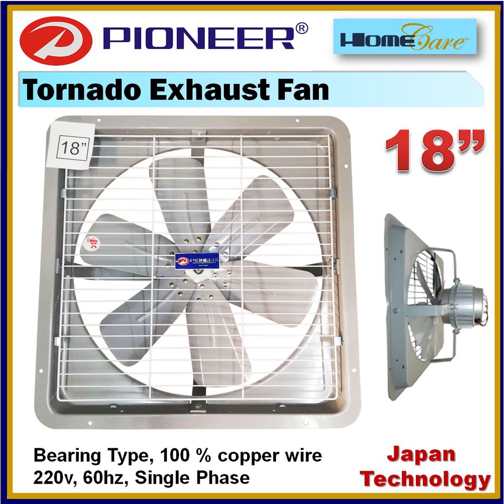 Pioneer Tornado Exhaust Fan 18 " Shopee Philippines