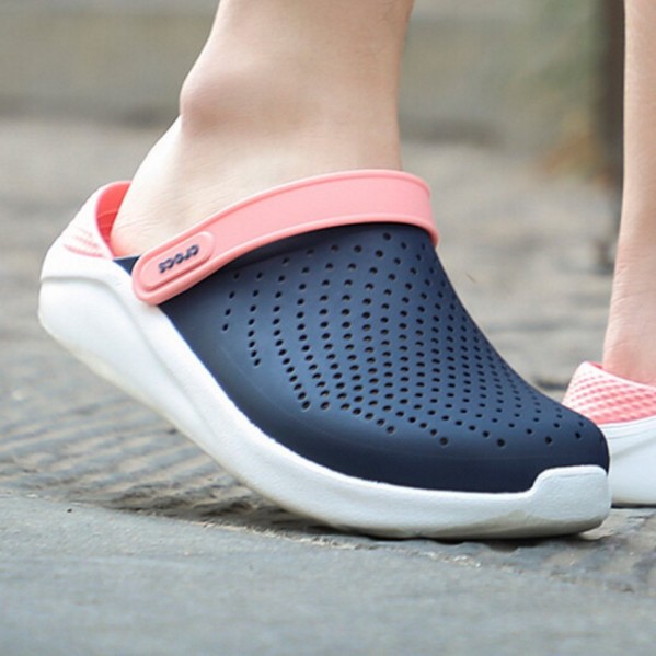 crocs literide navy melon