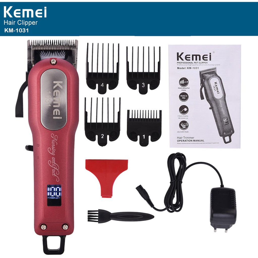 kemei hair clipper shopee