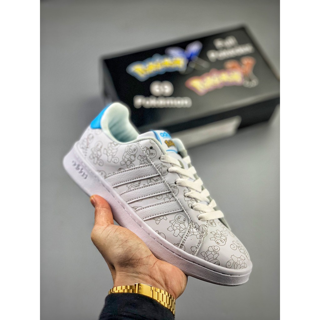 ballet Cerveza inglesa más Adidas neo pokemon Squirtle skateboard shoes for men women flat shoes  running shoes casual shoes | Shopee Philippines