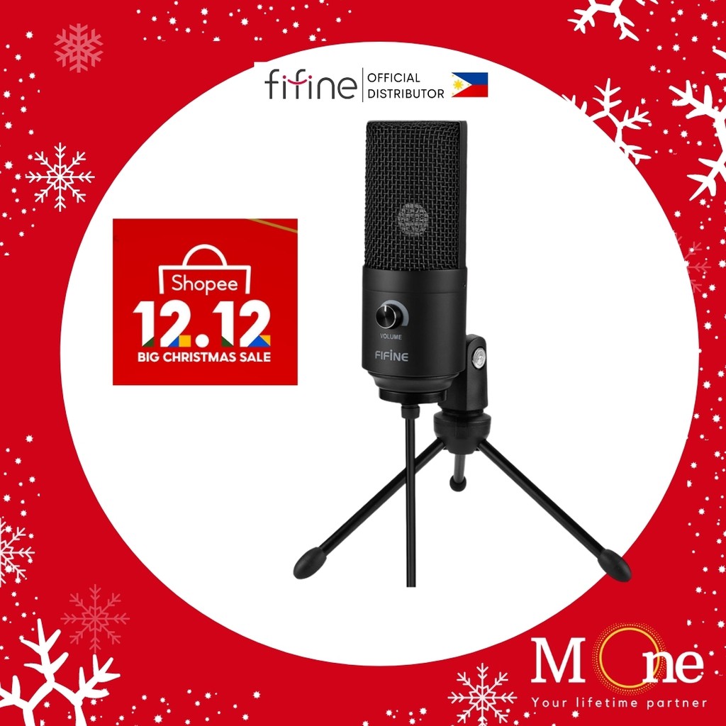 Fifine K669B USB Microphone Condenser PC Microphone Vlogging Streaming ...