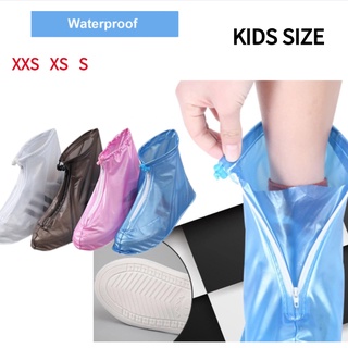 KIDS Size Waterproof Shoe Cover Zipper Design Travel Shoe Cover