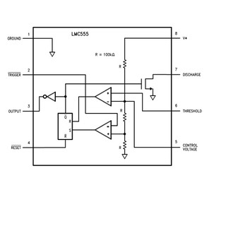 Lmc555cn схема включения