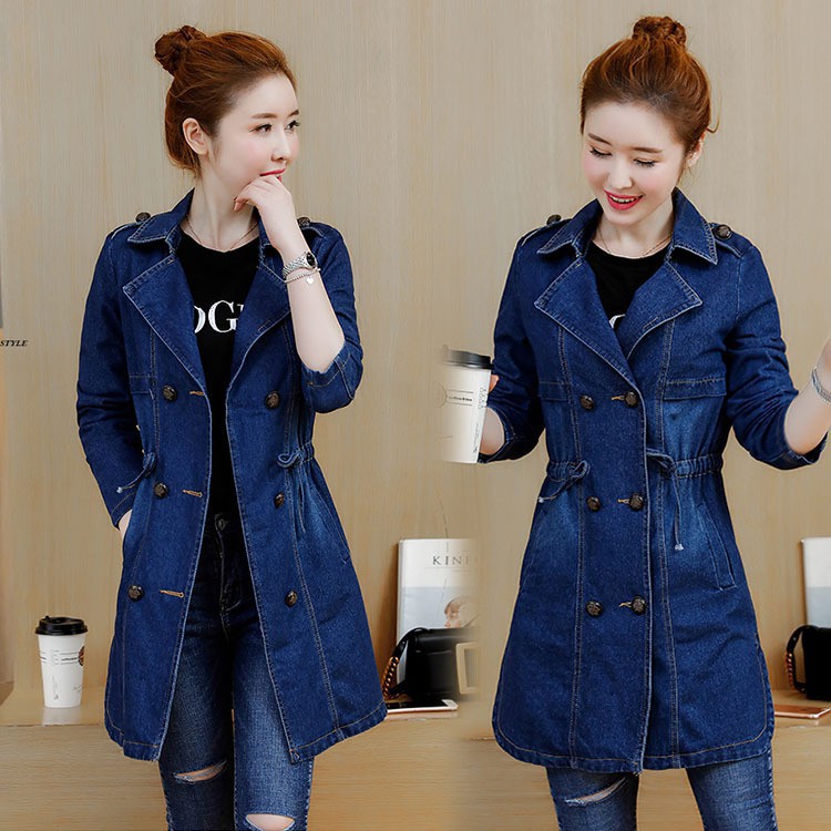 denim coat for ladies