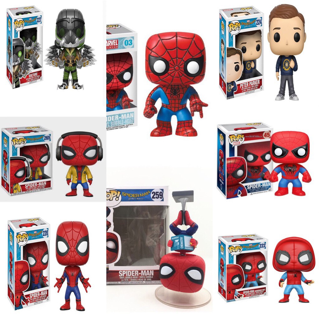 funko pops de spiderman