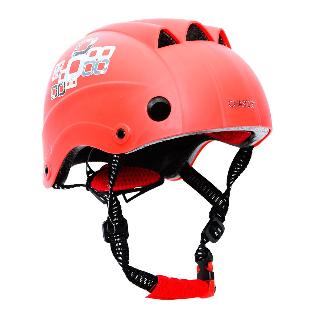 kids red bike helmet