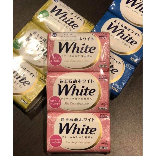 JAPAN KAO WHITE SOAP BIG SIZE 130grams Shopee Philippines