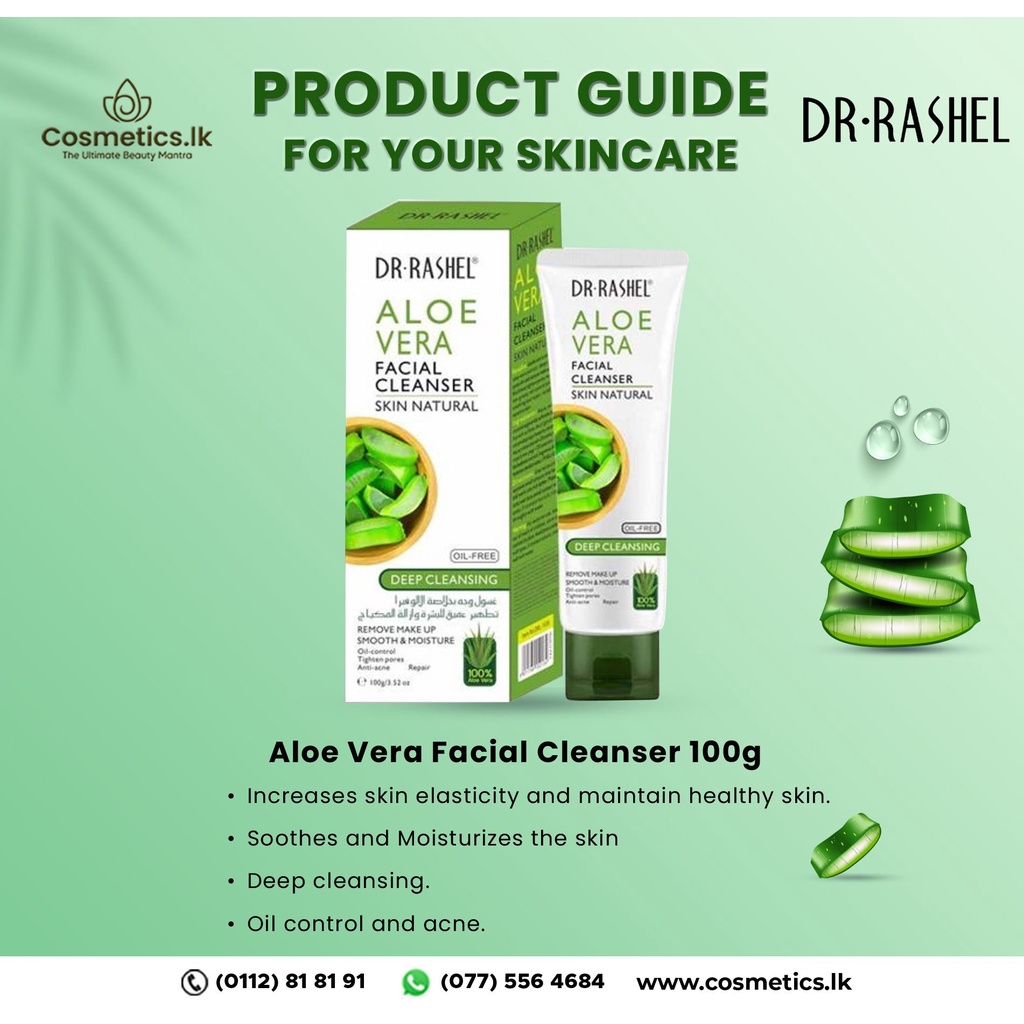 DR. RASHEL Aloe Vera Facial Cleanser / Skin Natural (ByReine) Shopee