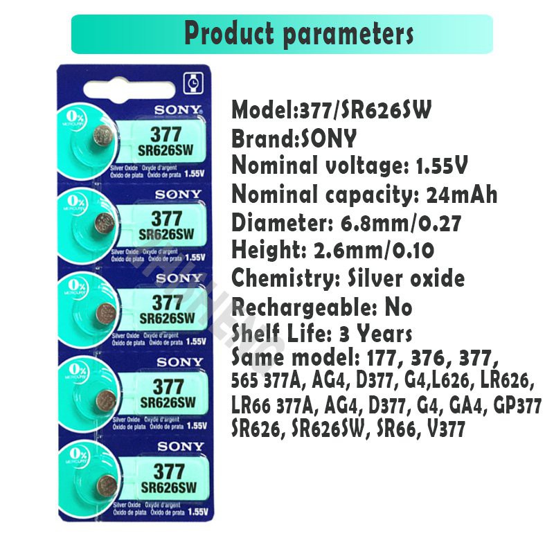 商品追加値下げ在庫復活 Ycdc ボタン 電池 10個1.55v AG4 LR626 377 SR626 177 コイン アルカリ 626A 377A  時計 おもちゃ リモート fucoa.cl