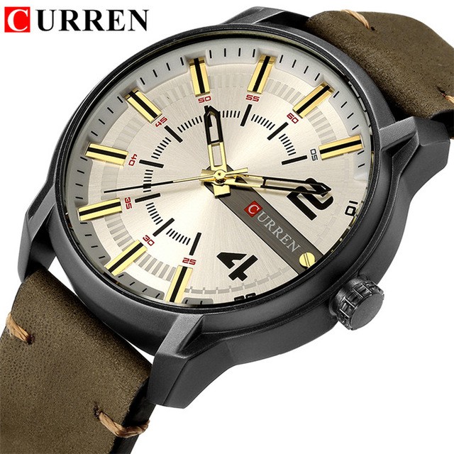CURREN Men Watches Fashion Business Waterproof Watches Military Quartz Watch