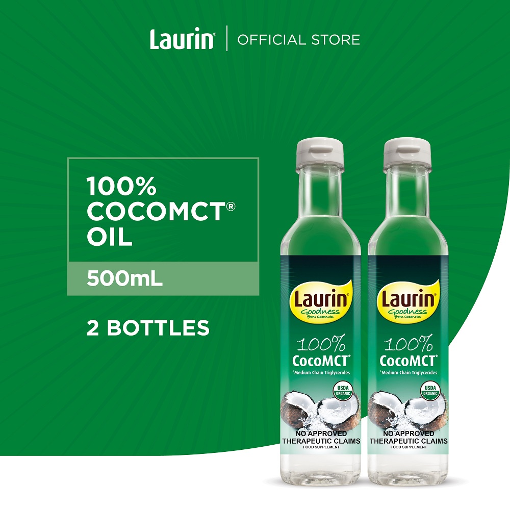 Laurin 100 Coco Mct 2 Bottles 500ml Shopee Philippines