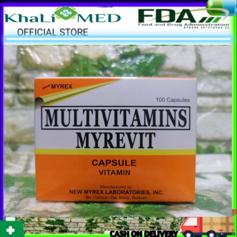 MYREVIT MULTIVITAMINS Capsules 100s Shopee Philippines