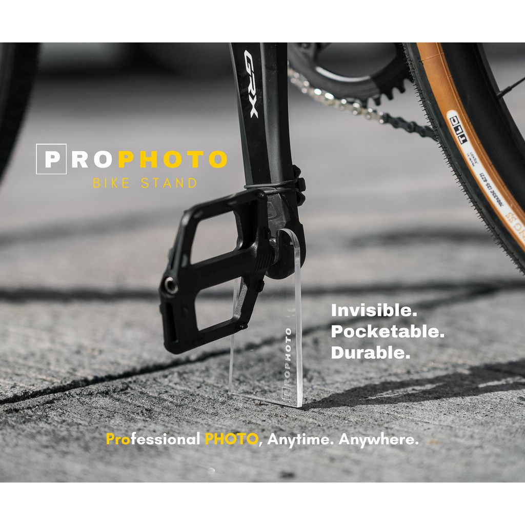 invisible stand bike