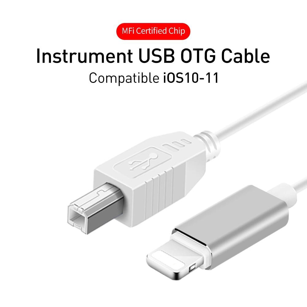 usb type b to lightning cable