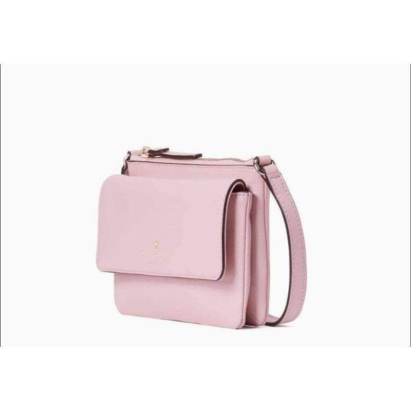 100% AUTHENTIC KATE SPADE BAG GREENE STREET KARLEE CROSSBODY LEATHER COLOR  PINK | Shopee Philippines