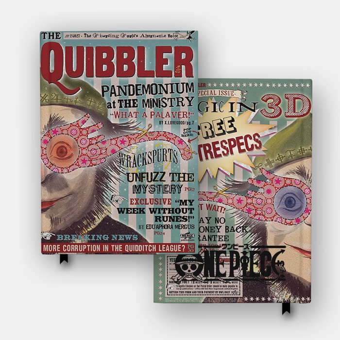 Harry Potter Book Quibbler Luna Lovegood Hardcover Diary Journal Agenda ...