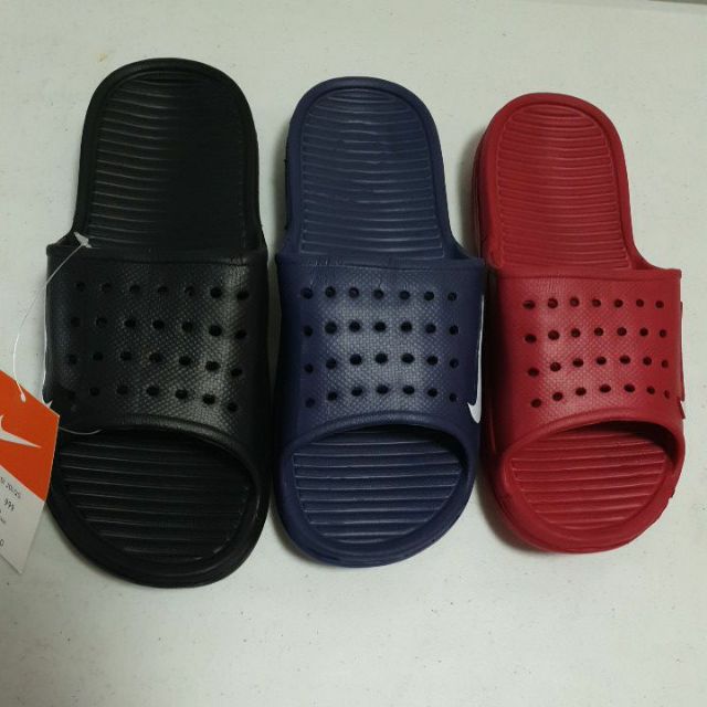 rubber slippers with holes