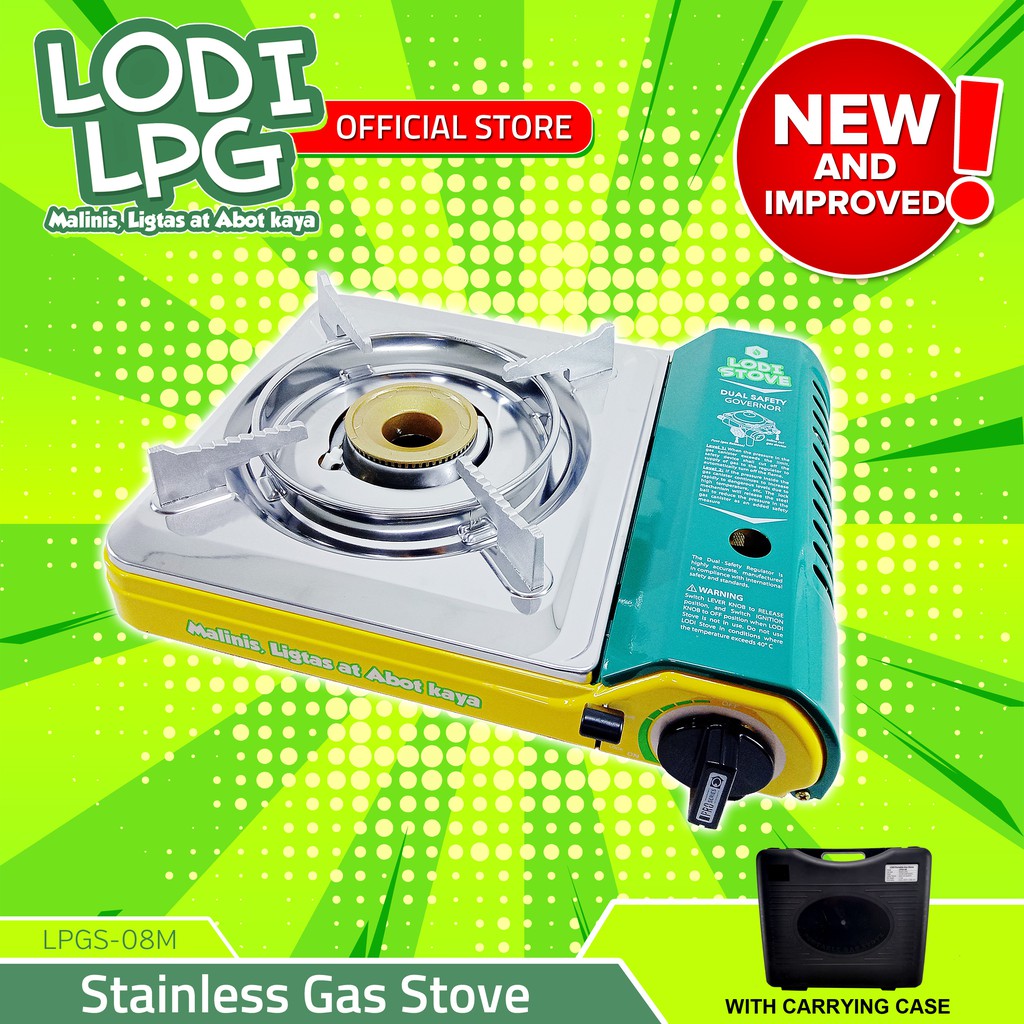 LODI LPG ( LPGS08M ) NEW & IMPROVED! LODI LPG STOVE Stainless Gas