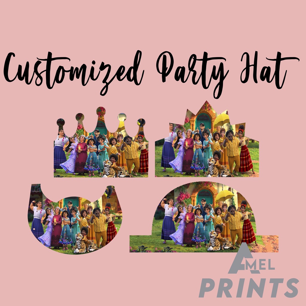 Customized Party Hat Party Hats Print and Cut - With or Without Laminate