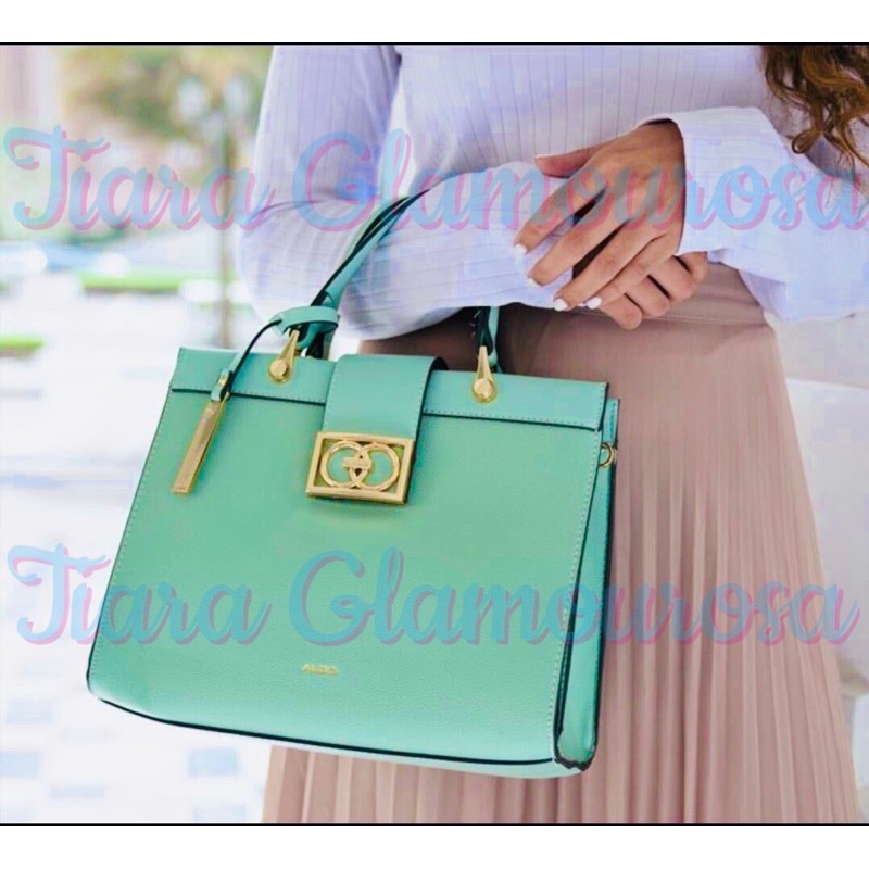ORIGINAL/AUTHENTIC ALDO GCC Exclusive Collection Mint Green Bag (LIMITED EDITION) Shopee