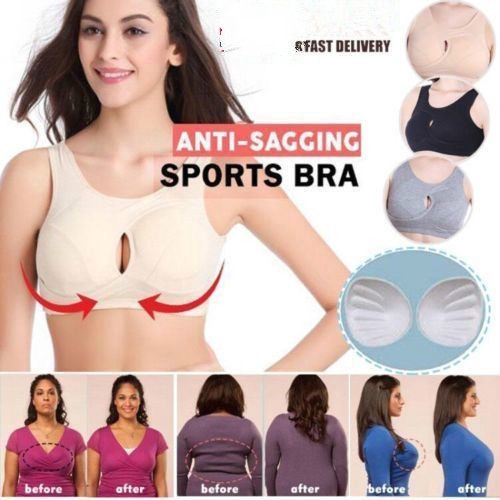 anti sagging sports bra