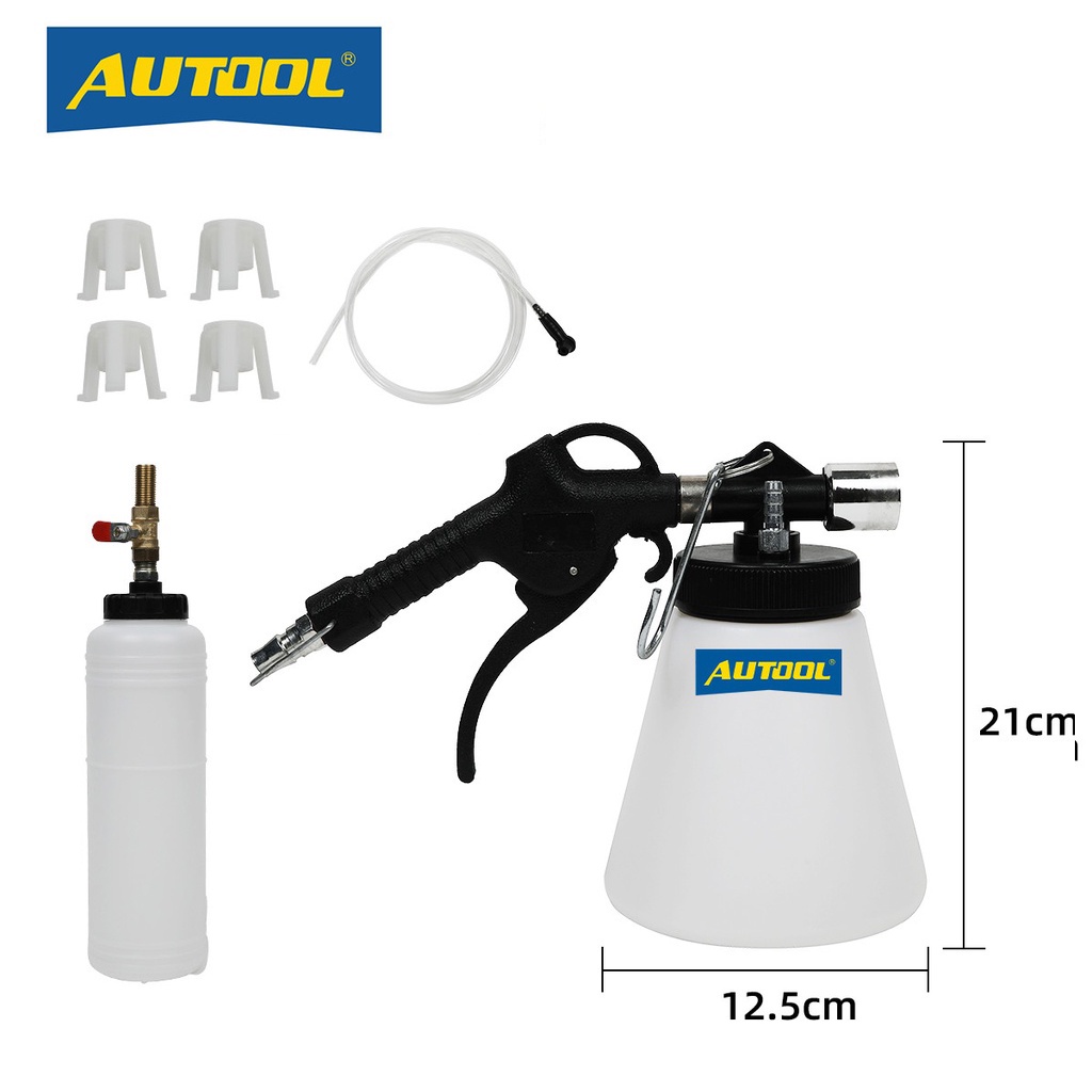 AUTOOL 750ml Car Brake Bleeder Pumping Fluid Pump Kit Oil Change Purge