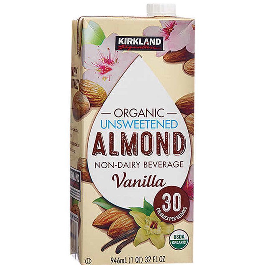 Kirkland Organic Unsweetened Almond Milk 32oz Shopee Philippines