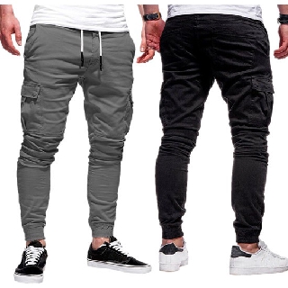 Trendy Fashionable Cotton Jogger Pants For Men 5 Colors Good Quality JF09